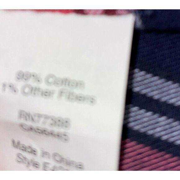 Womens J Crew Mid Weight Cotton Plaid Long Sleeve Pullover Top M Button up - Picture 6 of 6